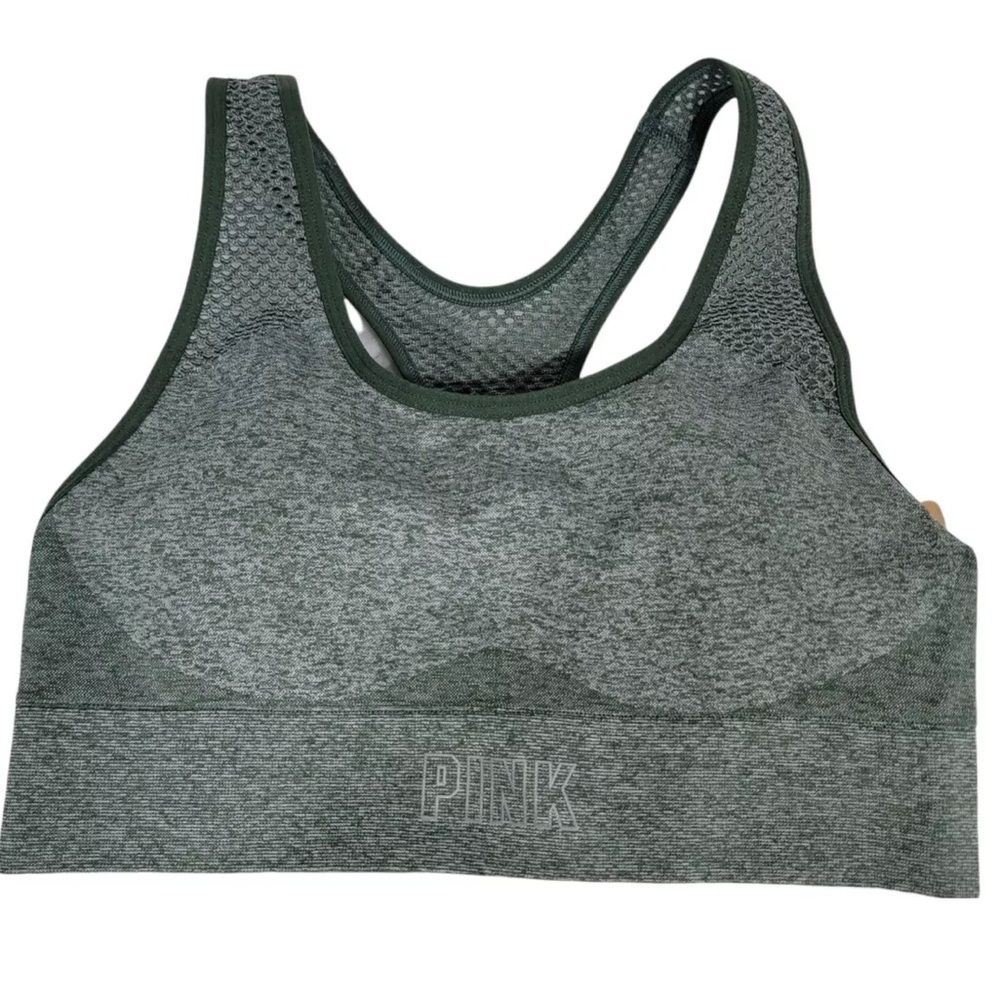 PINK secret seamless lightly-lined GYM racerback bra!